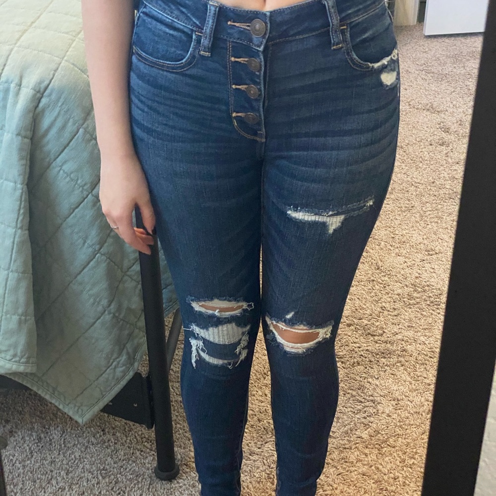 High Rise Ripped Jegging